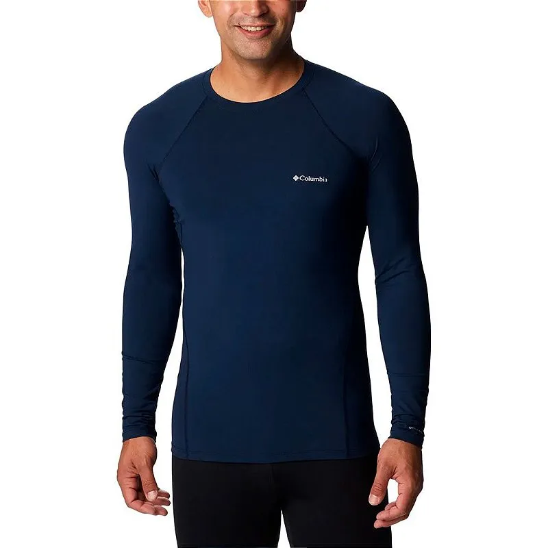 Blusa Baselayer Masculina Segunda Pele Térmica Midweight Stretch Azul Marinho - Columbia