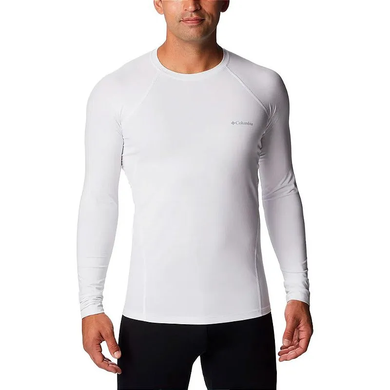 Blusa Baselayer Masculina Segunda Pele Térmica Midweight Stretch Branco - Columbia