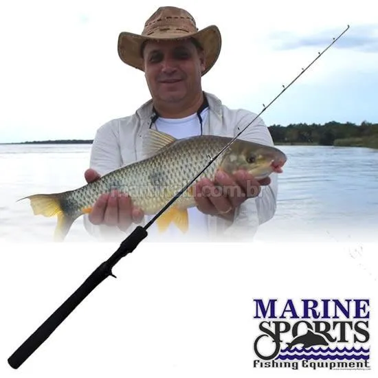 Vara Marine Sports Estrela EJF-C562M branco - 1,68m - (carretilha) (2 partes)