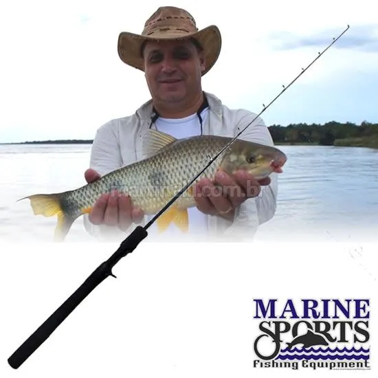 Vara Marine Sports Estrela EJF-C562M preto - 1,68m - (carretilha) (2 partes)