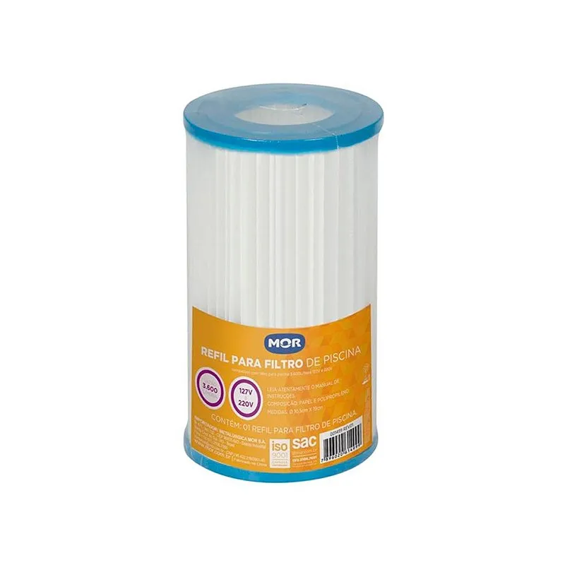 Refil Para Filtro De Piscina 3600L/H 127v/220v - Mor
