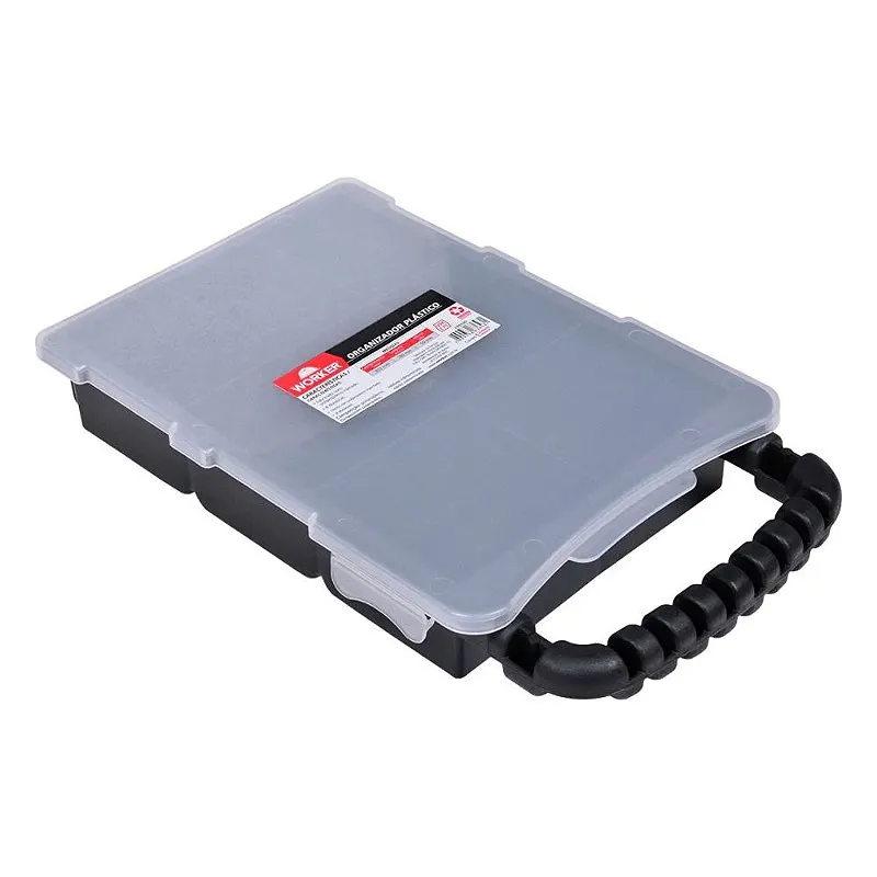 Organizador Plastico 30,3cm x 18x5cm 8 Divisórias - Worker