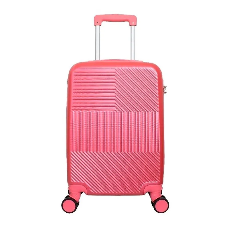 Mala De Viagem Pequena Fun 20" ABS C/rodinhas 360 Rosa - Yins