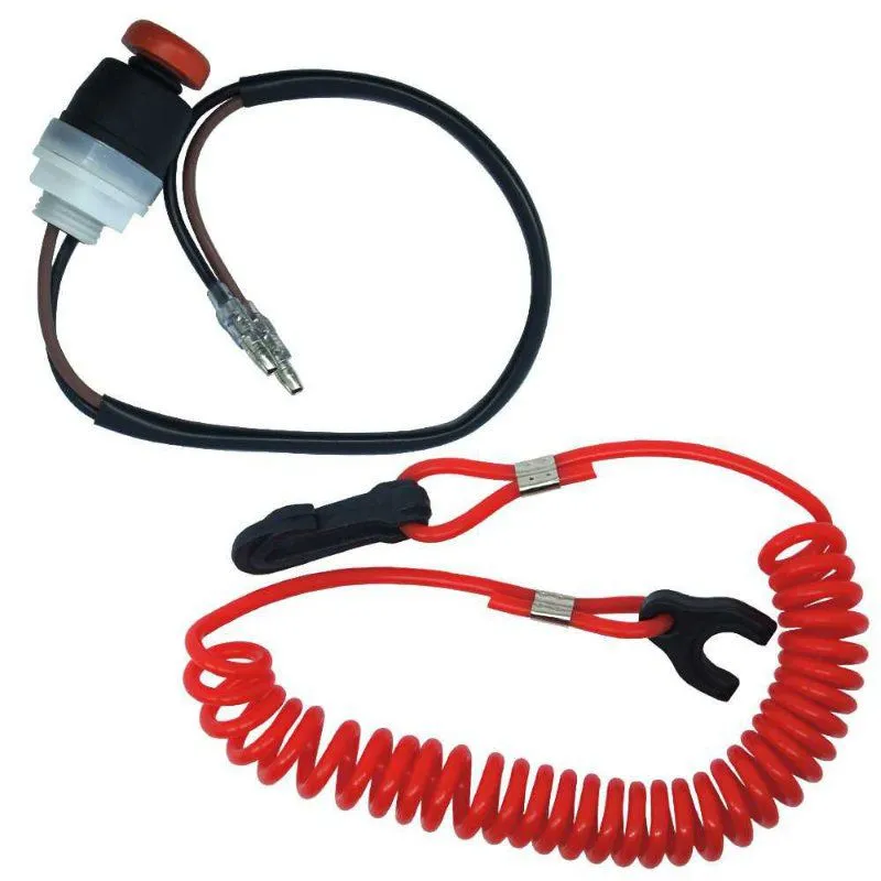 Botão emergência/desligamento Mercury 3.3/5/15/25 Japonês M505 Ariel