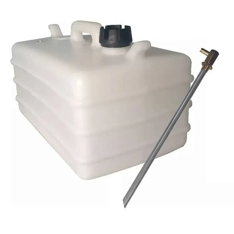 Tanque de combustível 28 litros + Pescador de gasolina fixo em alumínio.