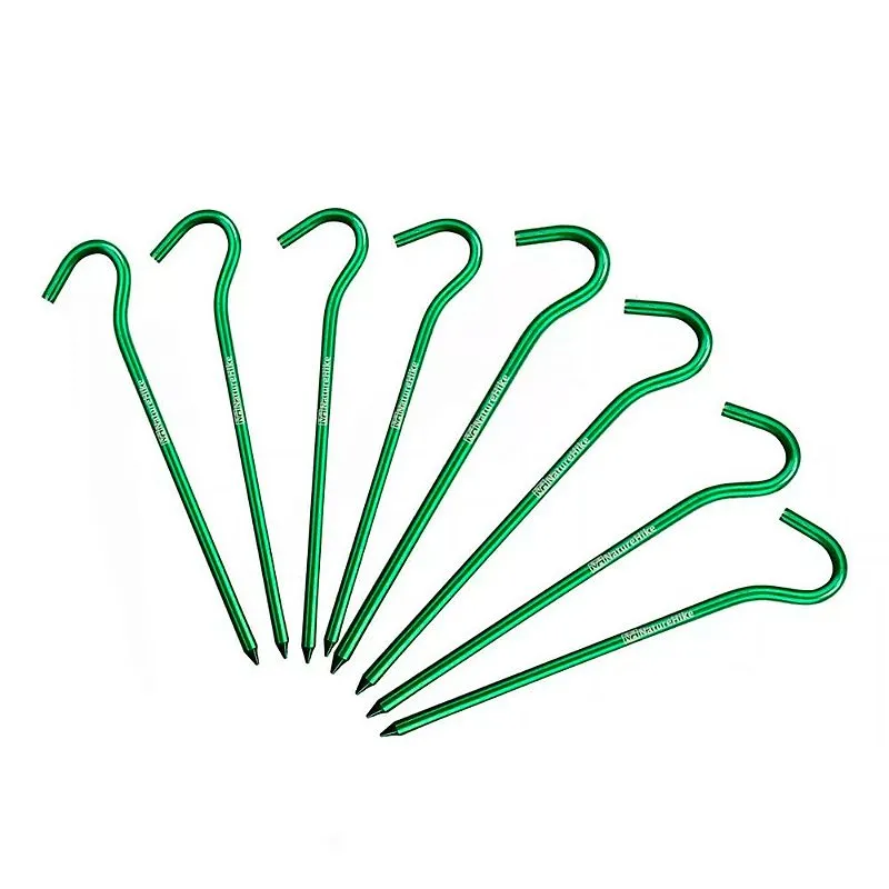 Estacas De Alumínio Para Barraca 16cm 8 Peças Verde - Naturehike