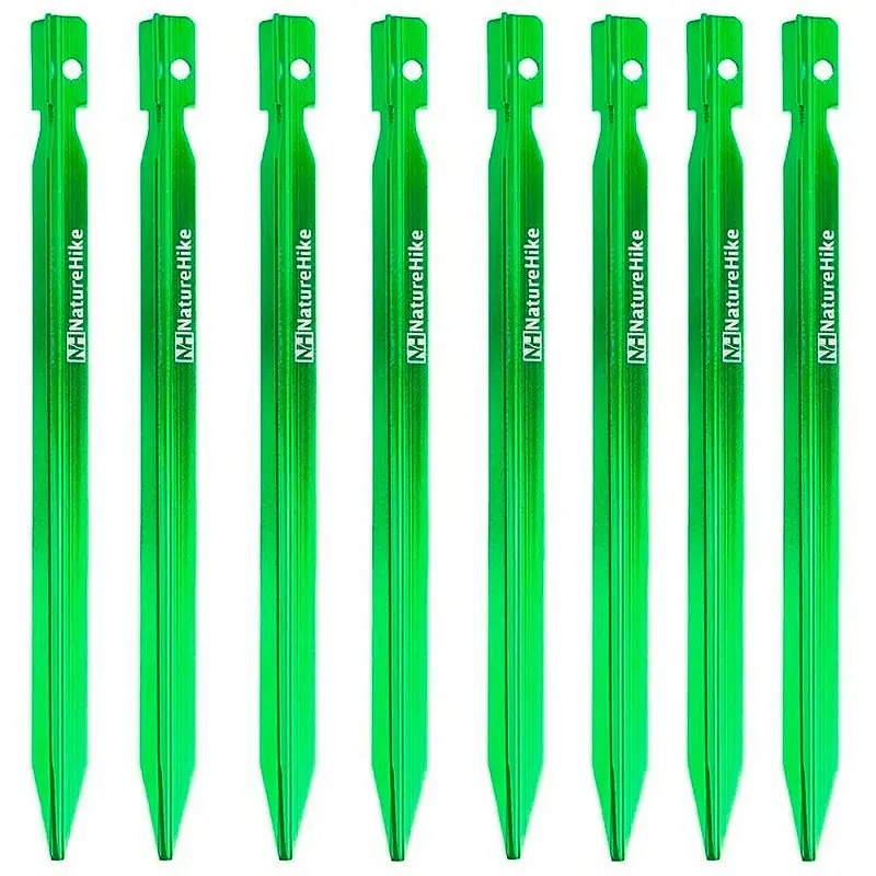 Estacas De Alumínio Para Barraca Triangulares 18cm 8 Peças - Naturehike