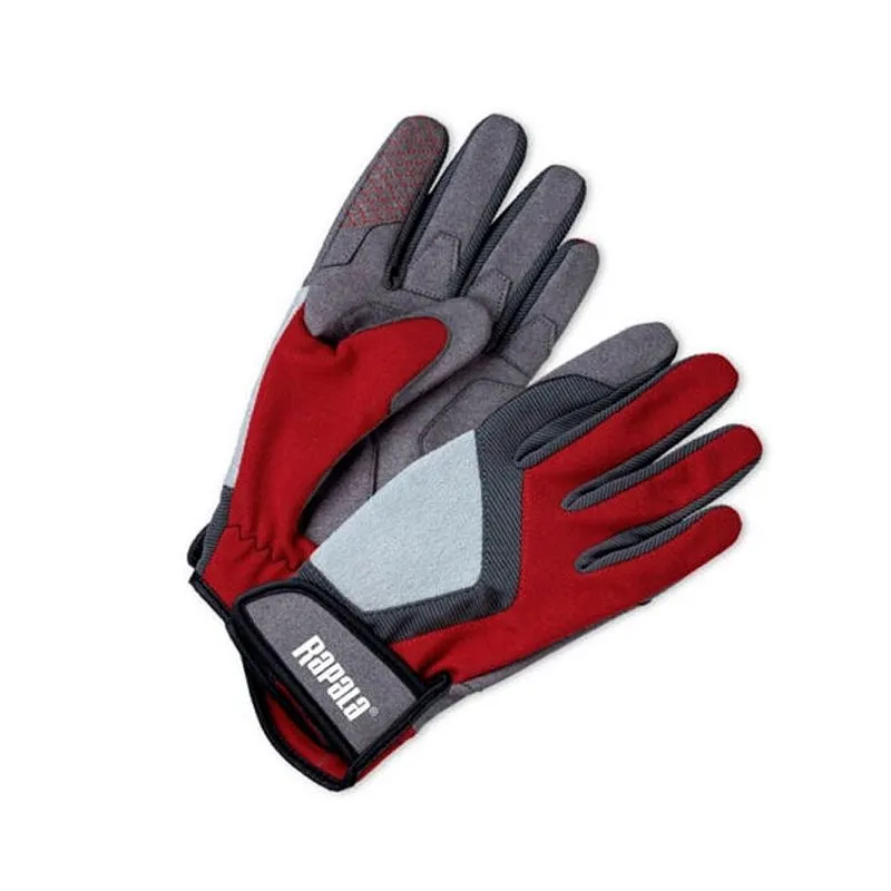 Luva Para Pesca Performance Vermelha Extra Grande - Rapala