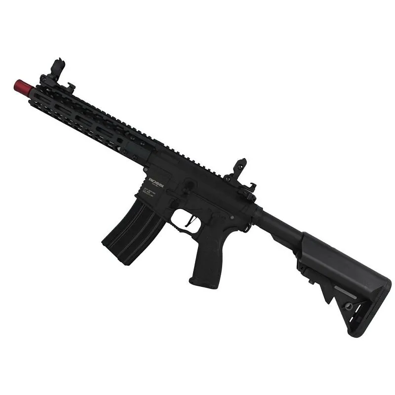 Rifle Airsoft Elétrico AR15 Neptune 9" Pmc Black 6mm - Rossi