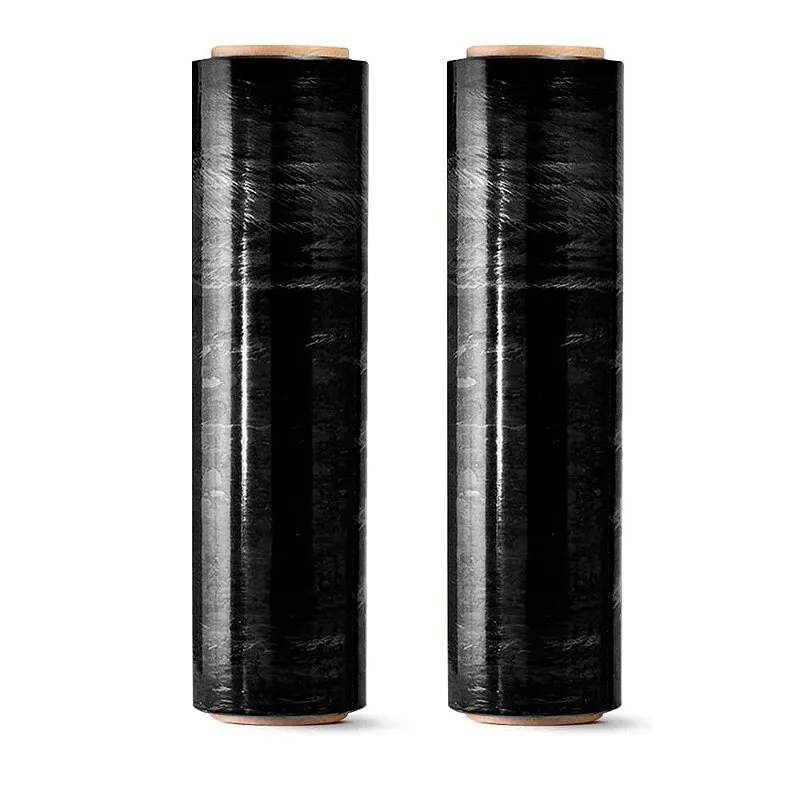 2x Bobina Filme Stretch 2,5kg 150 Metros Preto - Dispropil