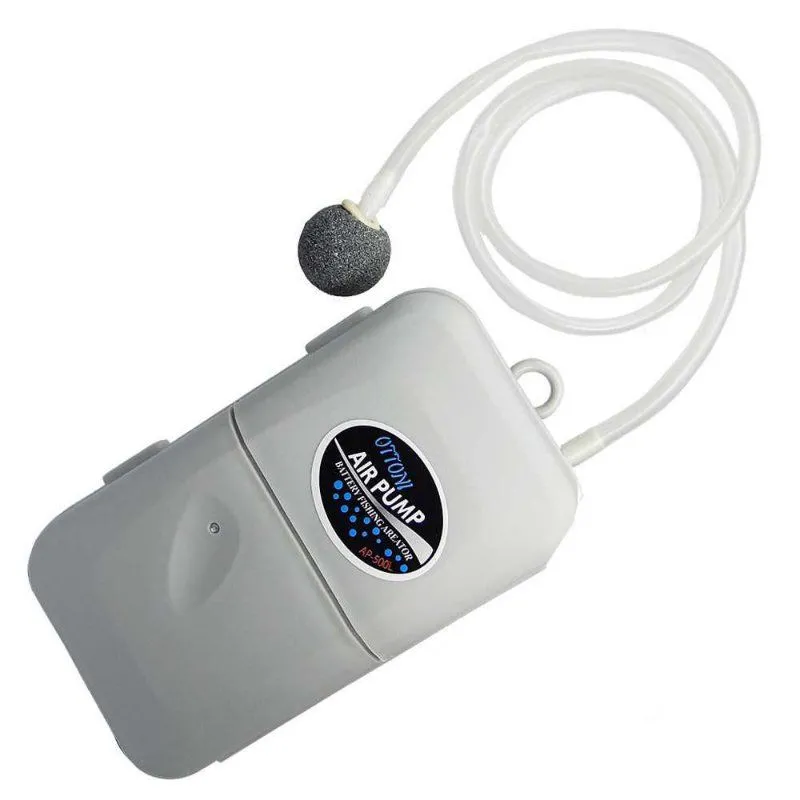 Aerador Oxigenador para Iscas Vivas Lambari Tuvira Aquario Ottoni AP500L Air Pump