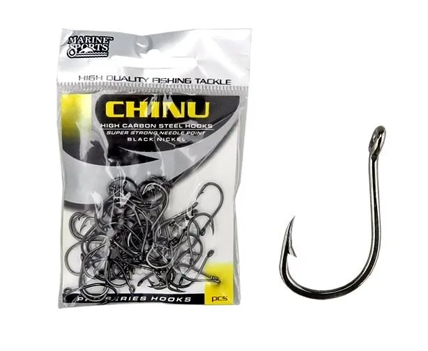 ANZOL MARINE CHINU BLACK Nº07 C/ 50UN