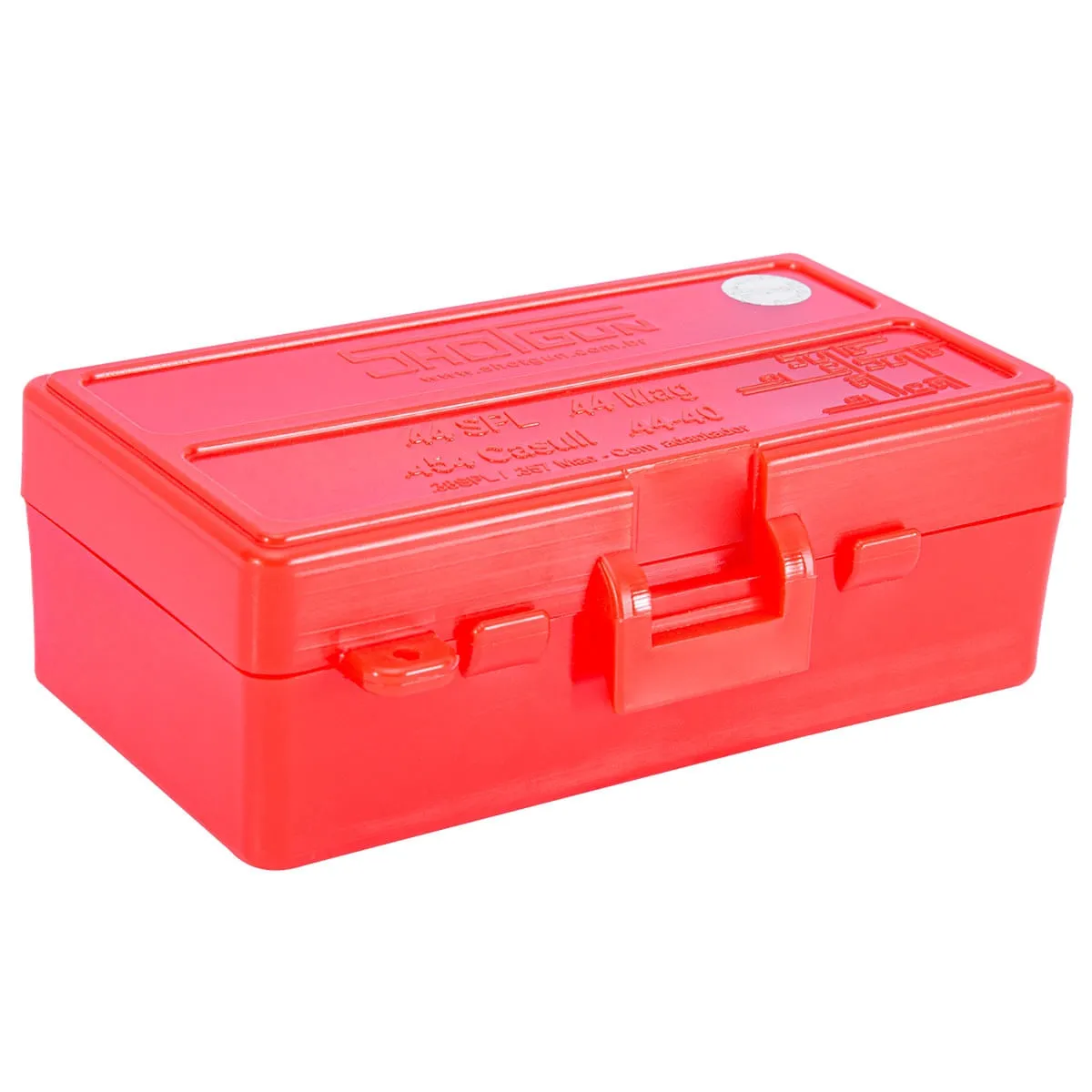 Caixa de Munição Ammo Box 50un Cal .44MAG/454CASULL Vermelha - Shotgun