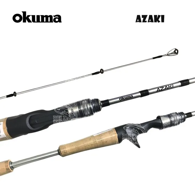 VARA OKUMA AZAKI 5'8'' 10-20LB INTEIRIÇA CARRETILHA