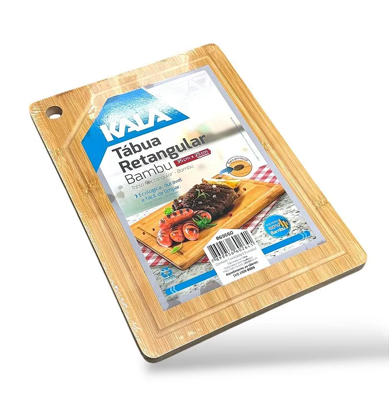 Tabua Kala Bambu retangular 35X25 CM