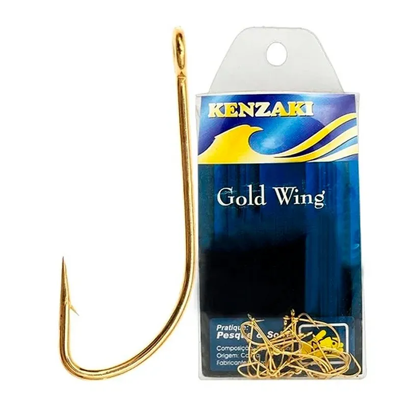 Anzol Gold Wing N°10 C/20 Unidades - Kenzaki
