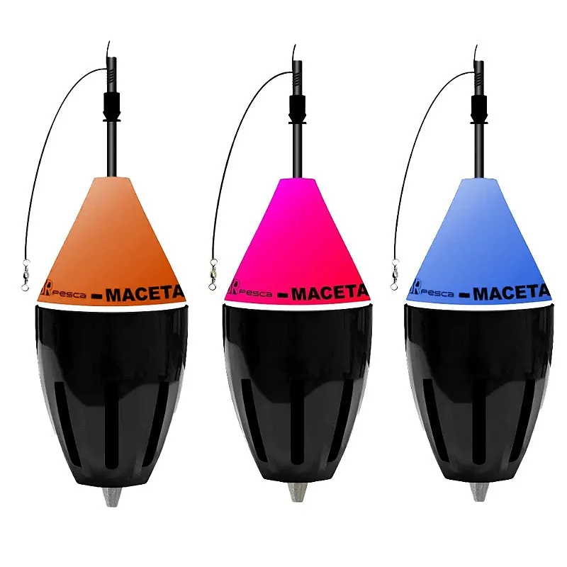 Bóia Cevadeira Maceta Copo Preto 70g - Jr Pesca