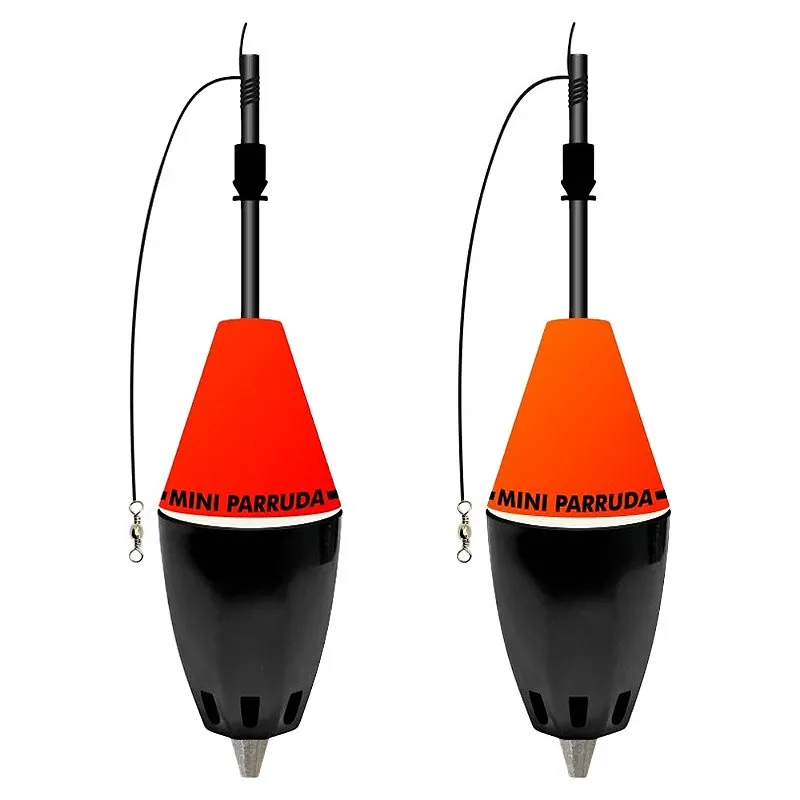 Bóia Cevadeira Mini Parruda Copo Preto 36g - Jr Pesca