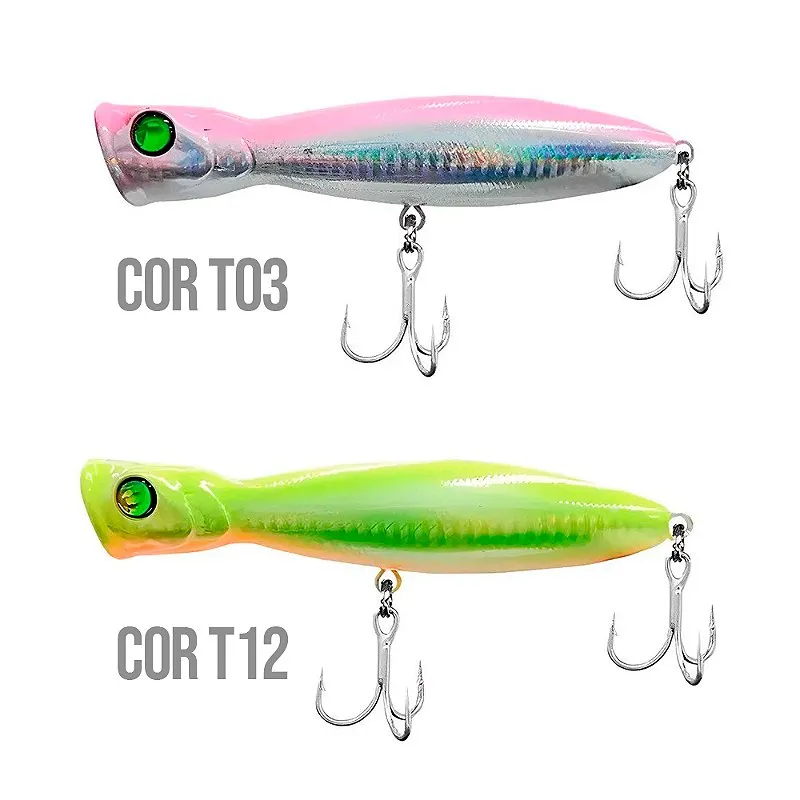 Isca Artificial Gladiador Popper Superfície 13 cm 36g - Aicas