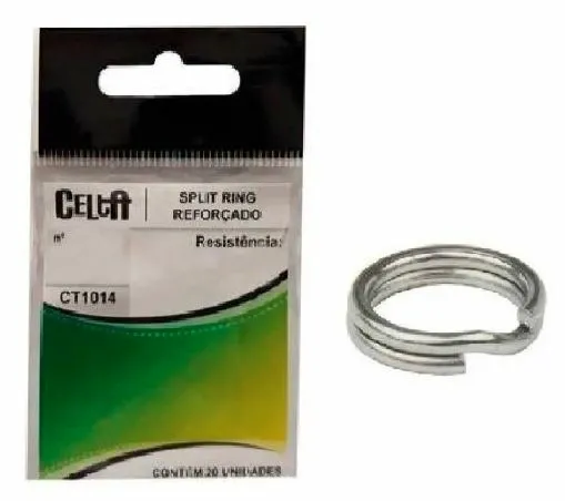 SPLIT RING CELTA REFORÇADO E FORJADO Nº8 C/ 20UN