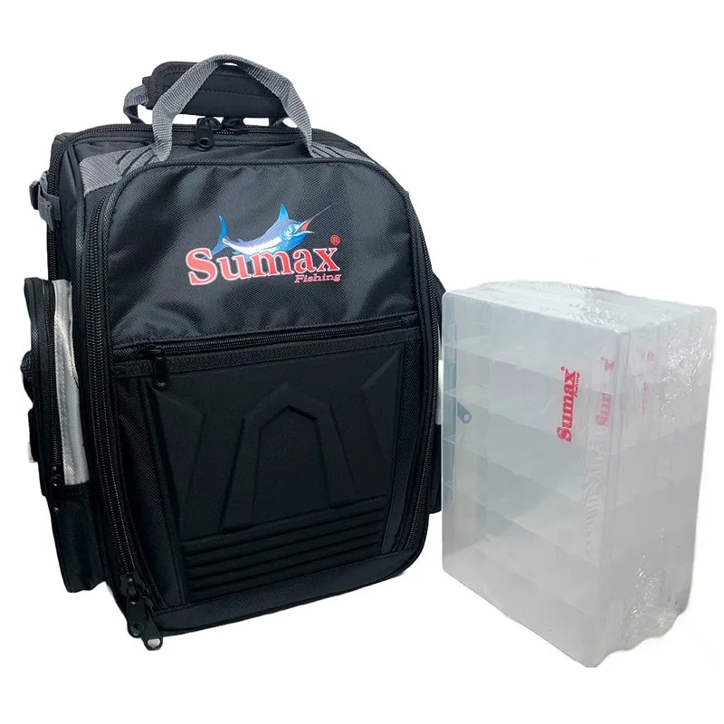 Bolsa De Pesca Sumax SM1203 Com 3 Estojos - Sumax