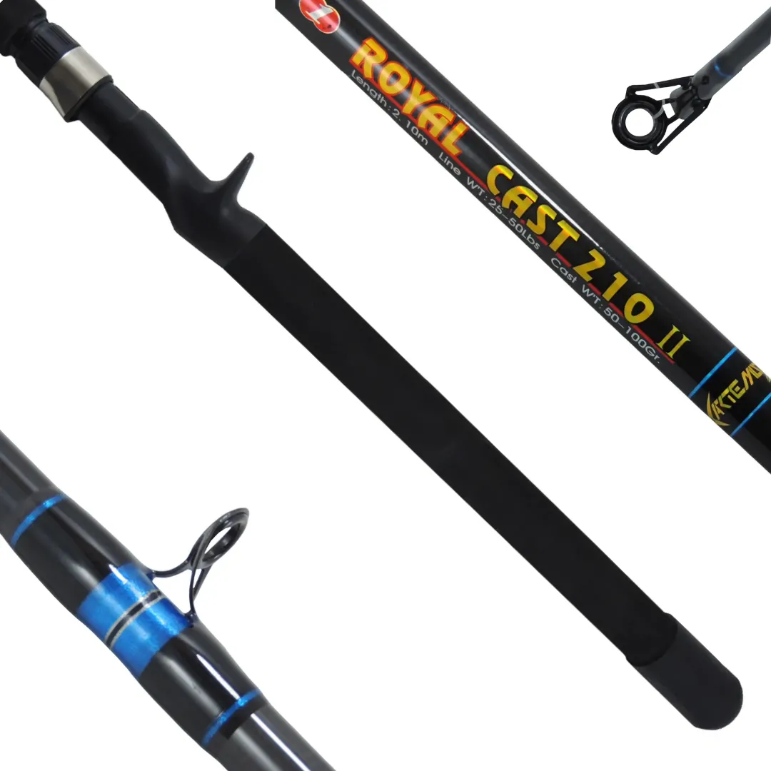 Vara Artemis Royal Cast 7' (2,10m) 50lb para Carretilha (2 Partes)