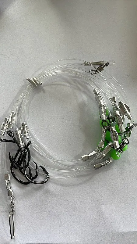 Pargueira Reforcada 10/0 Anzol Mutsu Missanga Glow