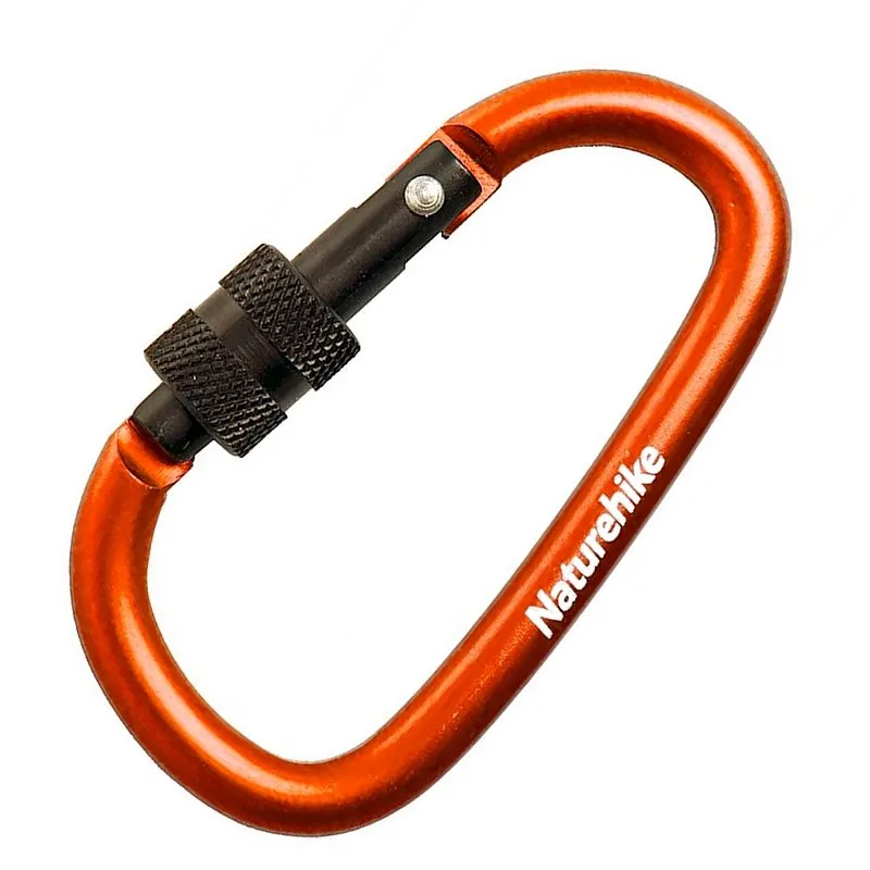 Mini Mosquetão Chaveiro Screw Laranja - Naturehike