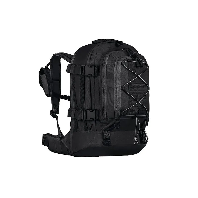 Mochila Tática 600D Duster Preta 50L - Invictus