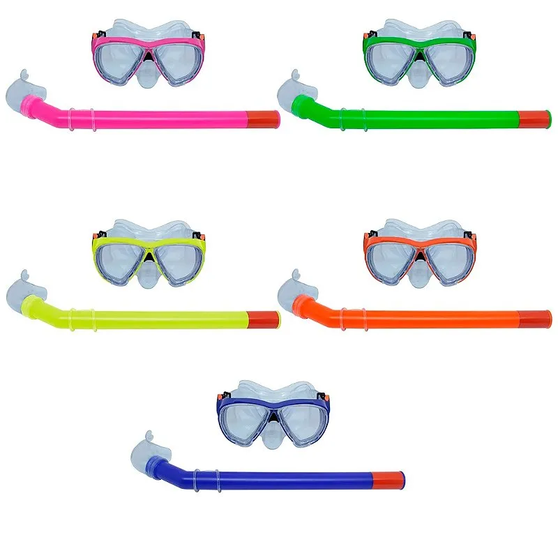 Kit Snorkel Mergulho C/ Mascara Premium Sortido - Bel