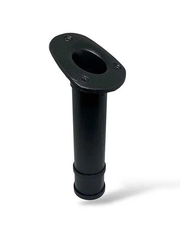 Porta vara embutir inclinado preto HP 23 CM