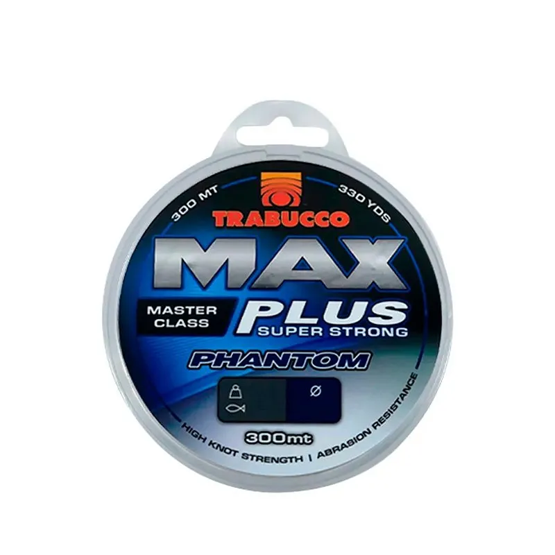 Linha de Pesca Monofilamento Phantom Max Plus 300m - Trabucco
