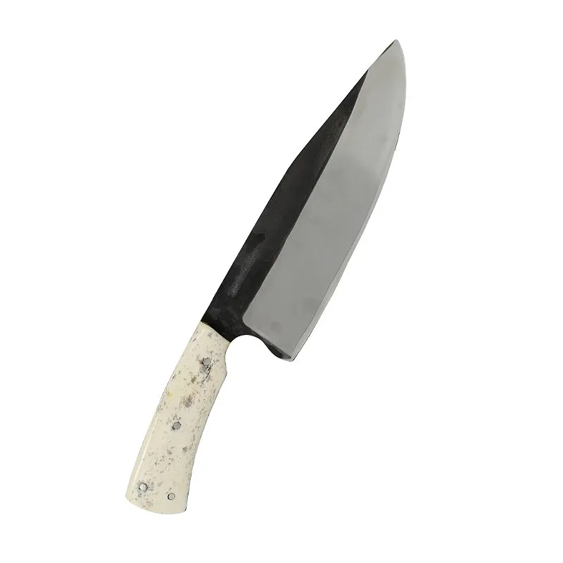Faca Big Chef Aço Inox 8'' Cabo Em Osso Fossilizado - D' Avila