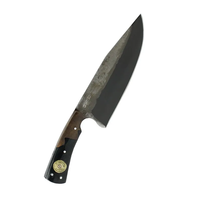 Faca Big Chef Aço Carbono 8'' Cabo Madeira E Resina Esmeralda Cápsula 12 - D' Avila