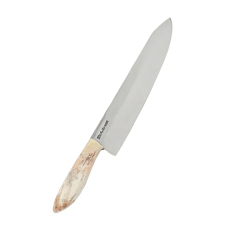 Faca Chef Gourmet Aço Inox 10'' Cabo Osso Fossilizado - D'Avila