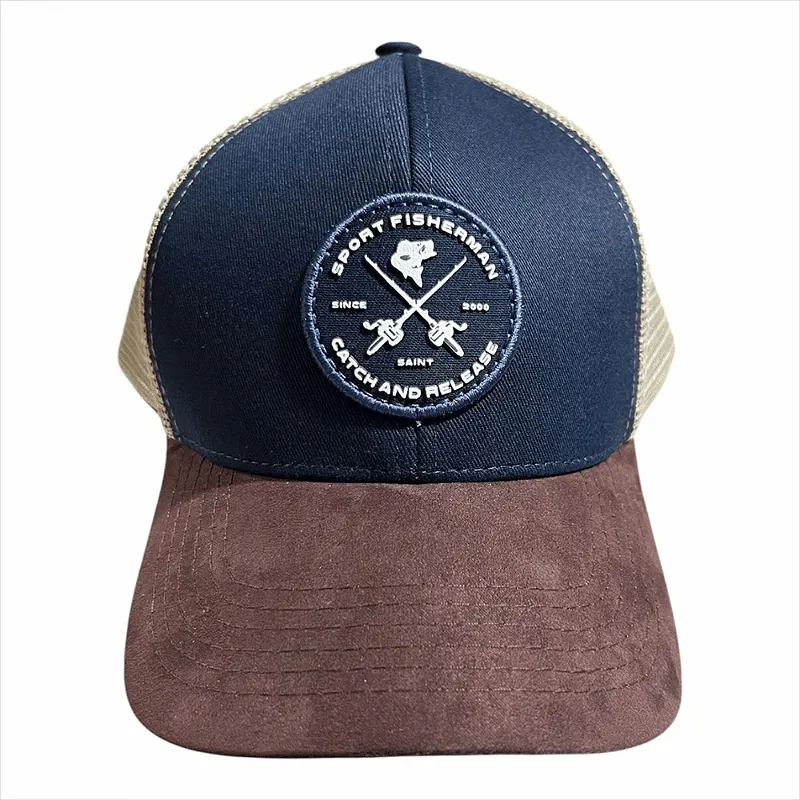 BONE SAINT SPORT FISHERMAN -AZUL/MARROM