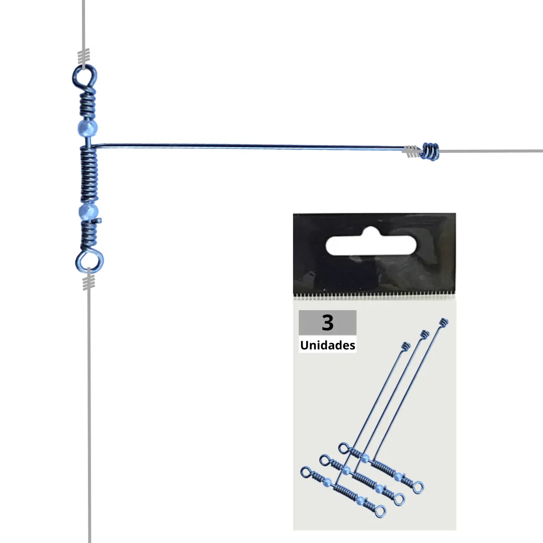 Rotor Engate Rápido - Longo para Isca Viva - 3 Unidades