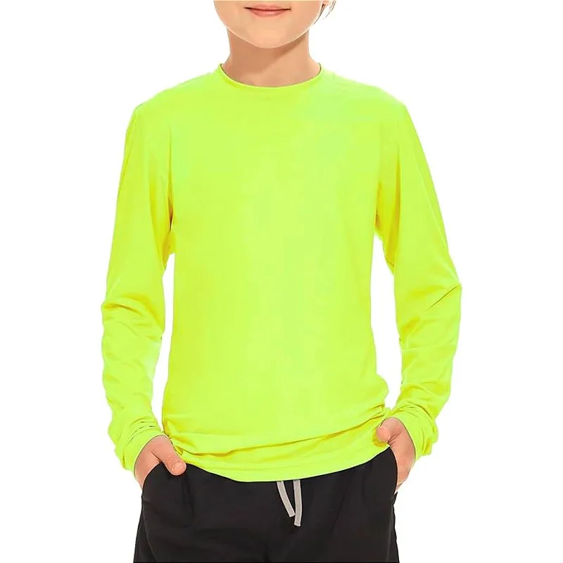 Camiseta Infantil Proteção UV50+ Amarelo Neon- Oro Adventure