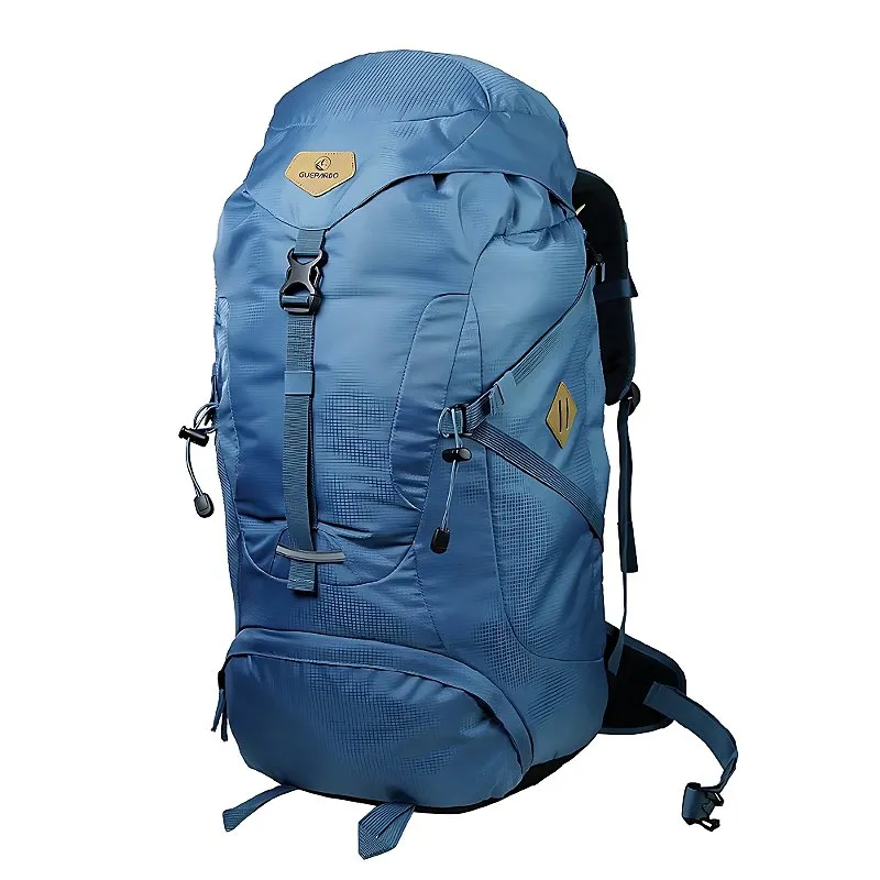 Mochila Para Camping Guará 50 Litros Azul - Guepardo