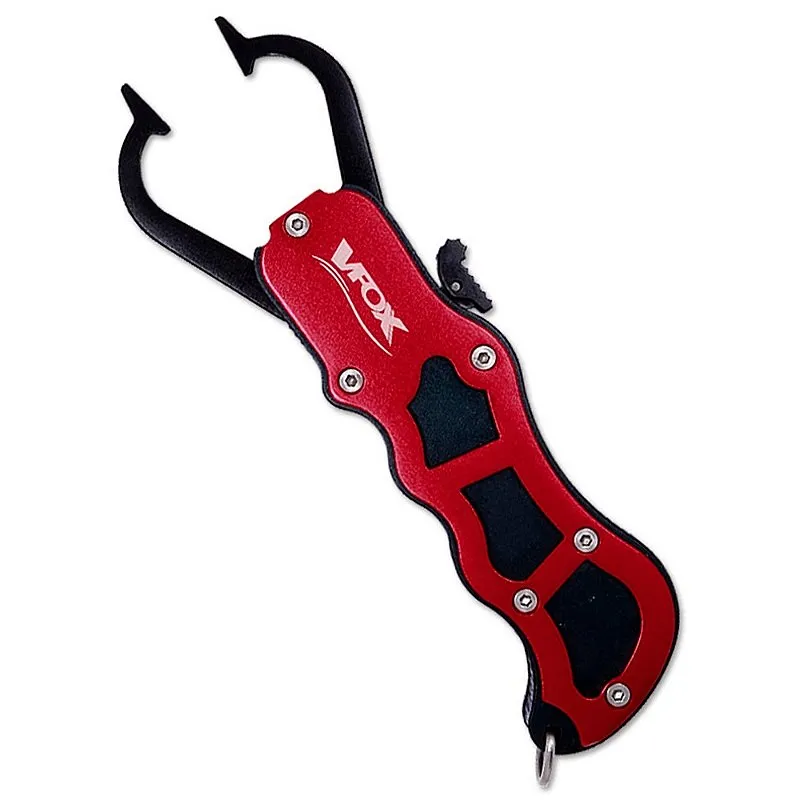 Alicate Pega Peixe Aluminio Gatilho DFG-003A Preto/Vermelho - VFox