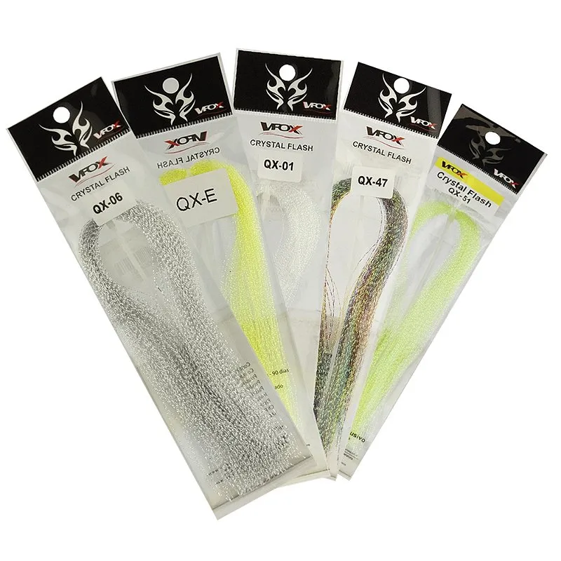 Fios Crystal Flash Brilho Para Jig 50 Fios Transparente - VFox