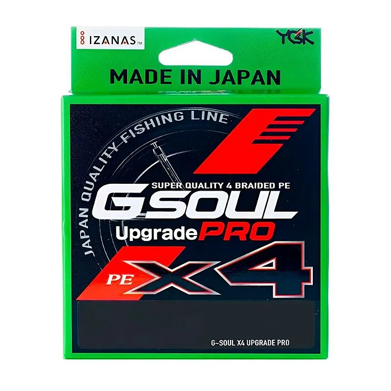 Linha Multifilamento G-Soul Upgrade Pro X4 300m Cinza / Rosa - YGK