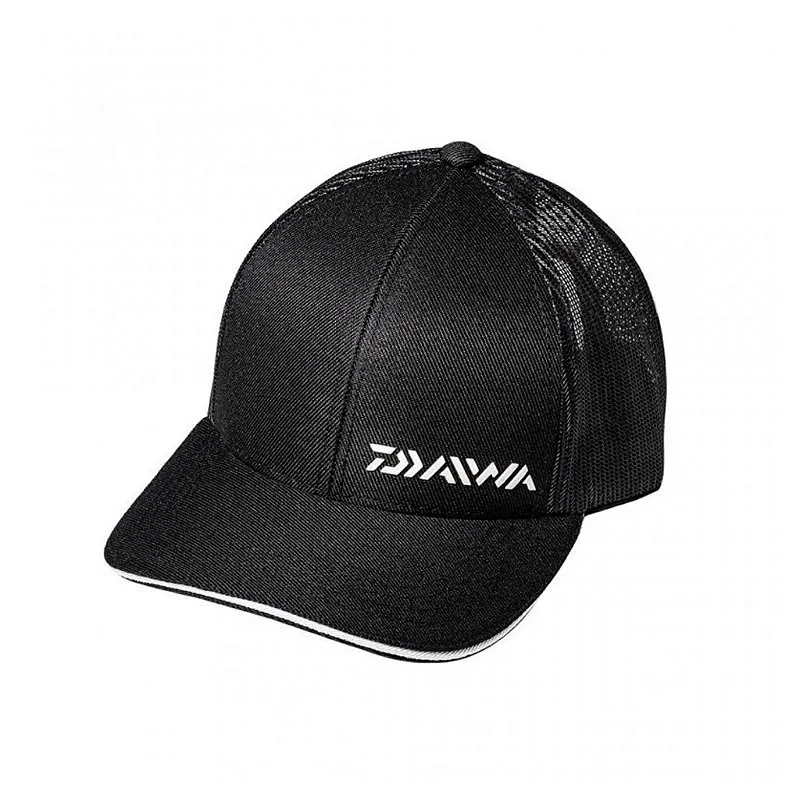 Boné Para Pesca Telado Preto/Branco - Daiwa