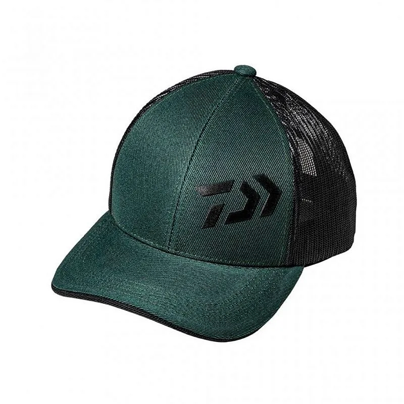 Boné Para Pesca Telado Verde/Preto - Daiwa