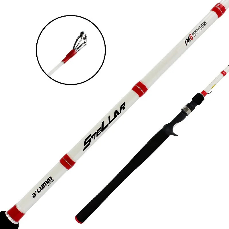 Vara Para Carretilha Stellar 2,13m 20-40 Lbs Inteiriça - Deyu