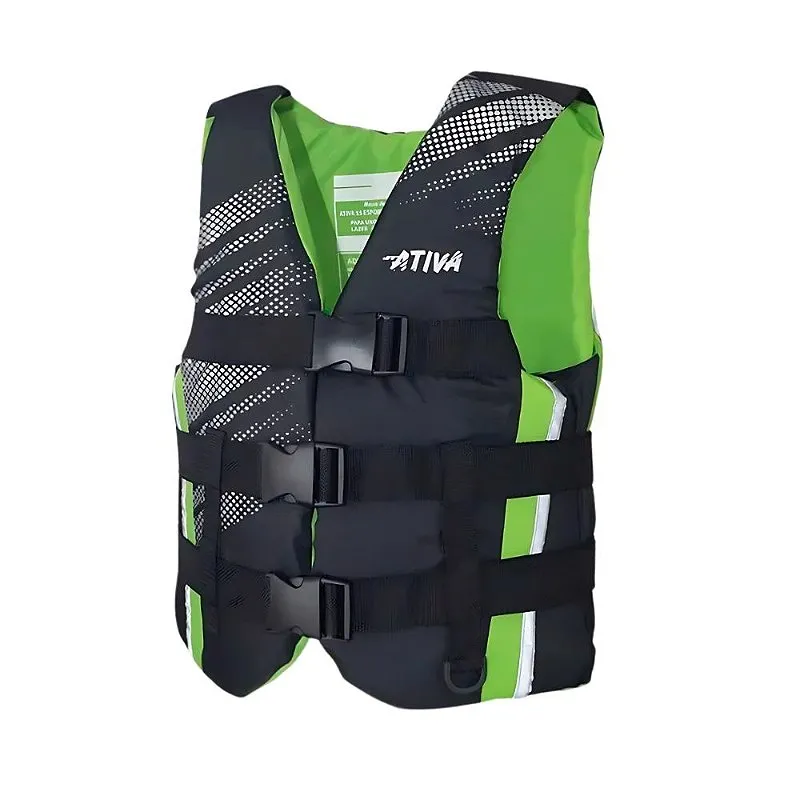 Colete Salva Vidas M Classe V Homologado Verde - Ativa