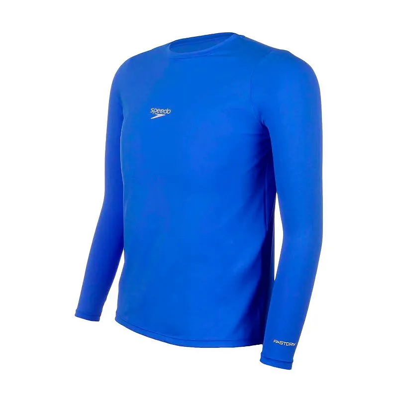 Camiseta Manga Longa Protection Infantil Azul Astral - Speedo