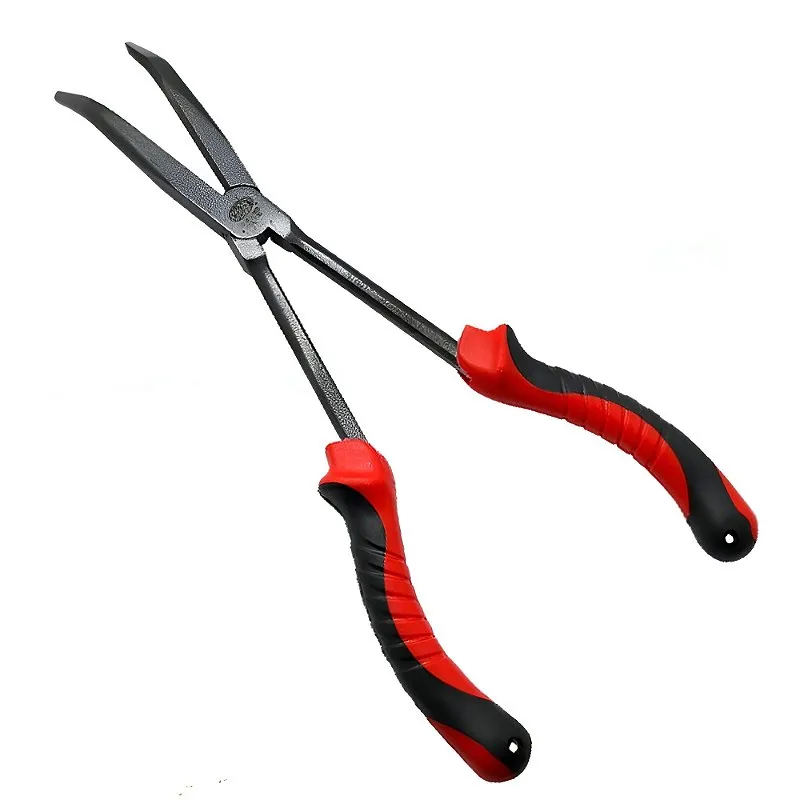 Alicate De Pesca Bico Fino Curvo Carbono 11'' X43B - Albatroz