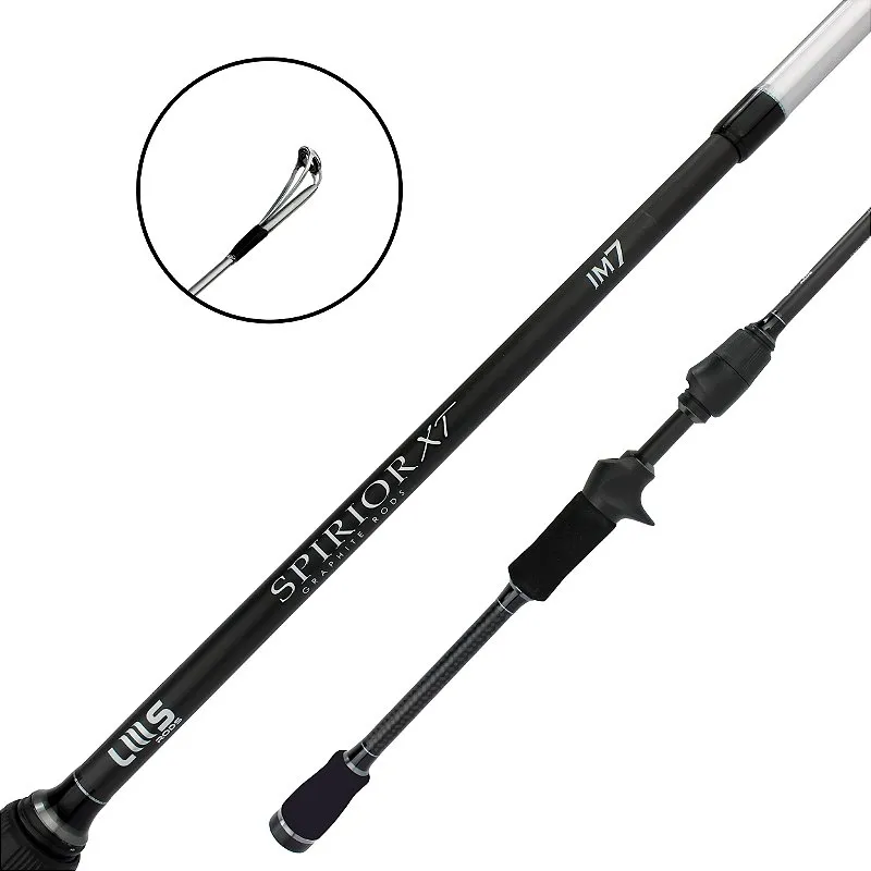 Vara de Pesca para Carretilha Spirior XT 1,80m 3 Partes - Lms Rods