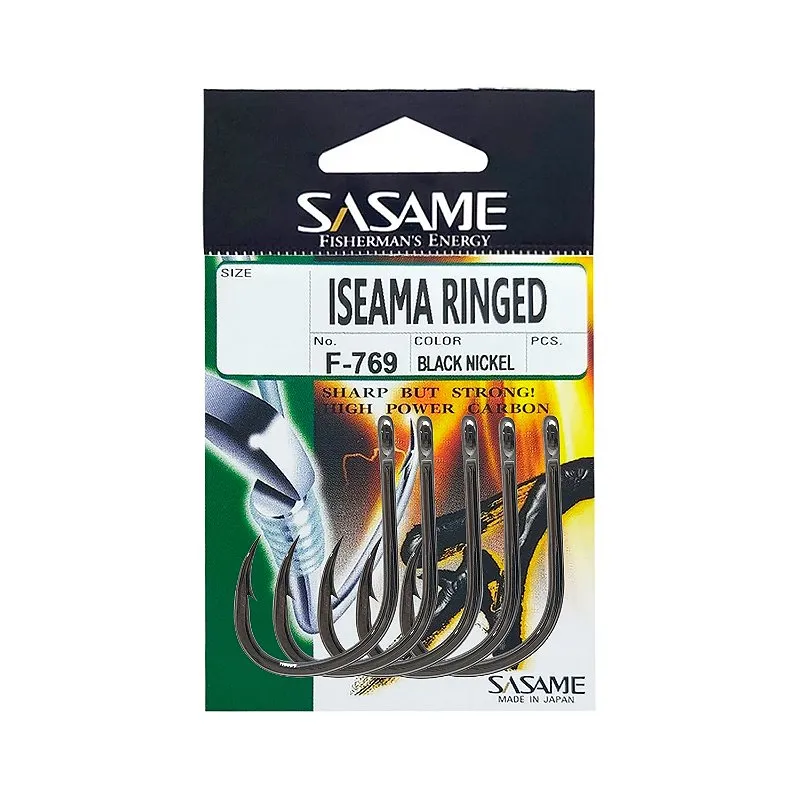 Anzol em Aço Carbono Iseama Ringed - Sasame